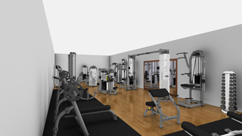 3d ritning företagsgym