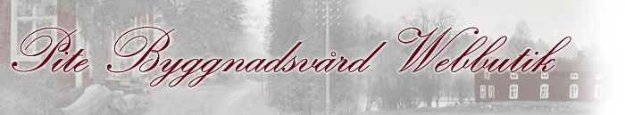 Pite Byggnadsvård Webbutik
