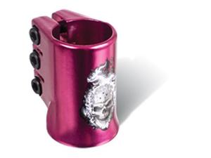 Madd Gear MGP - OVERSIZED Triple Clamp - Skull - PURPLE