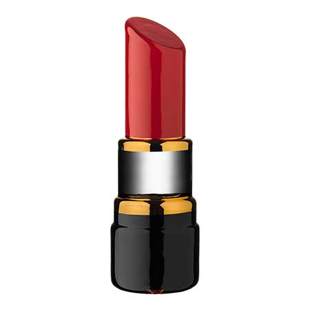 Åsa Jungnelius Kosta Boda Make up Red lipstick. Model 91156. Height 13 cm / 5.1 in
