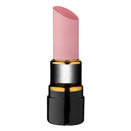 Åsa Jungnelius Kosta Boda Make up Pearl pink lipstick. Model 91149. Height 21 cm / 8.3 in