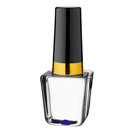 Åsa Jungnelius Kosta Boda Make up Amethyst nail-polish bottle. Model 91346. Height 12 cm / 4.7 in