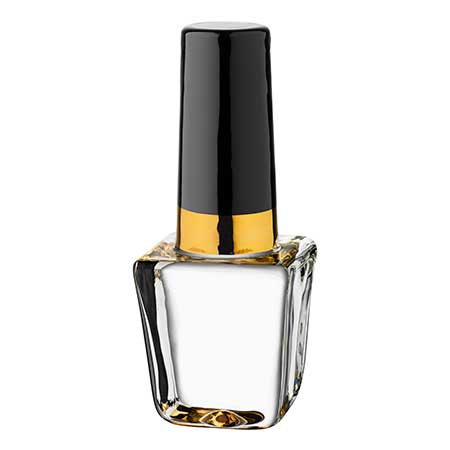Åsa Jungnelius Kosta Boda Make up Gold nail-polish bottle. Model 91153. Height 12 cm / 4.7 in