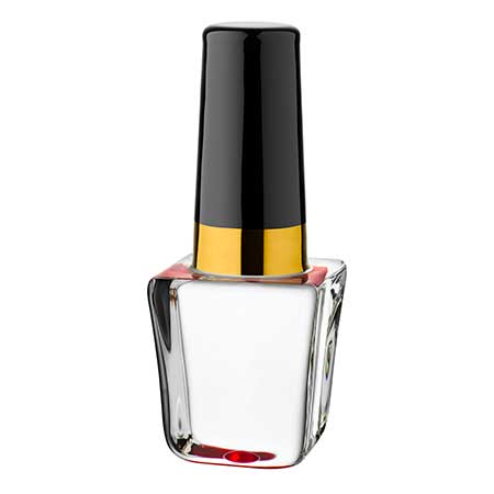 Åsa Jungnelius Kosta Boda Make up Raspberry red nail-polish bottle. Model 91215. Height 12 cm / 4.7 in