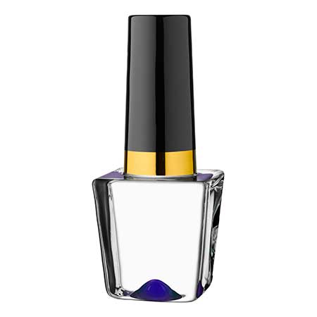 Åsa Jungnelius Kosta Boda Make up Amethyst nail-polish bottle. Model 91345. Height 19 cm / 7.5 in