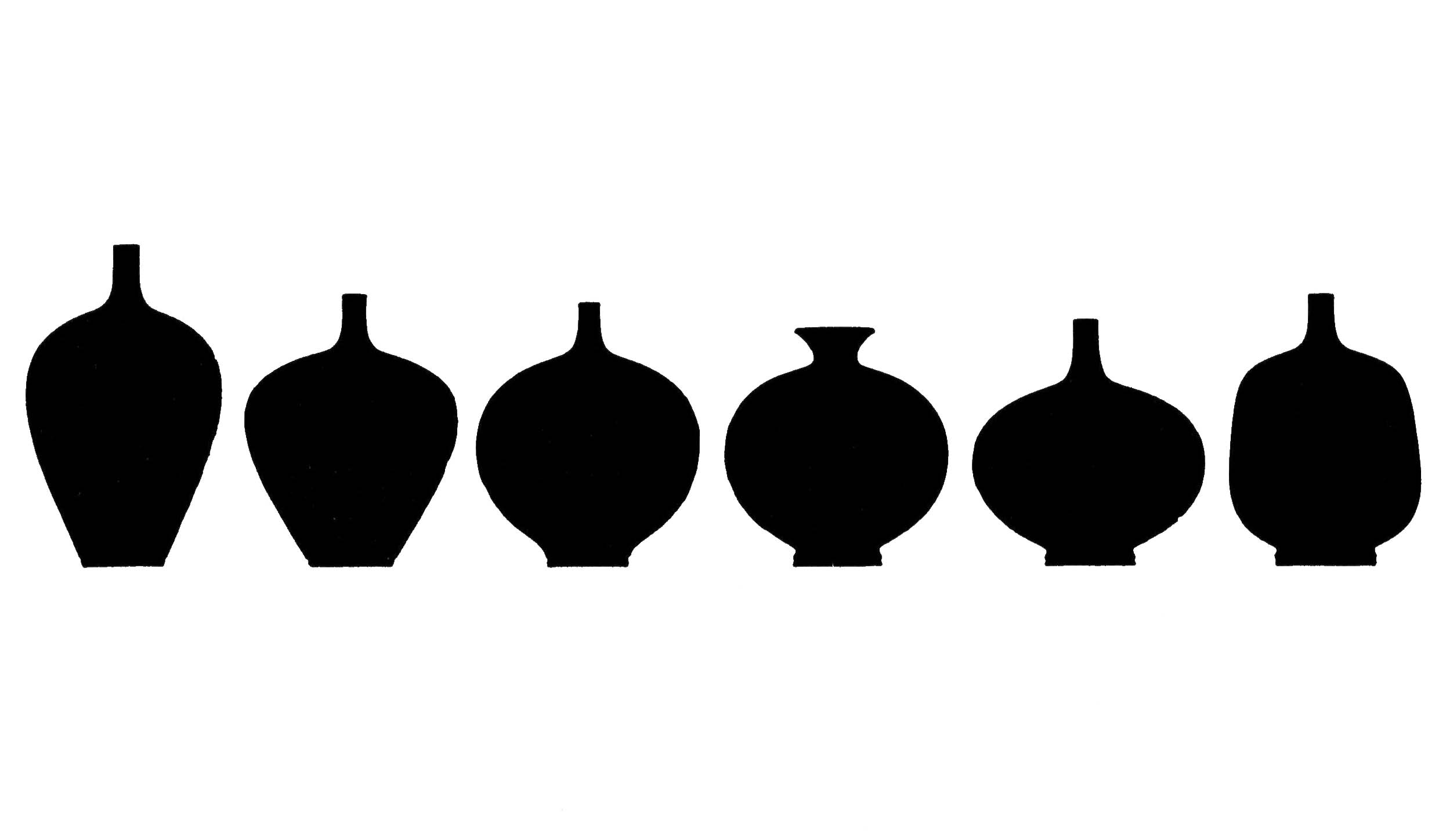 Berndt Friberg vases forms ceramic family 1