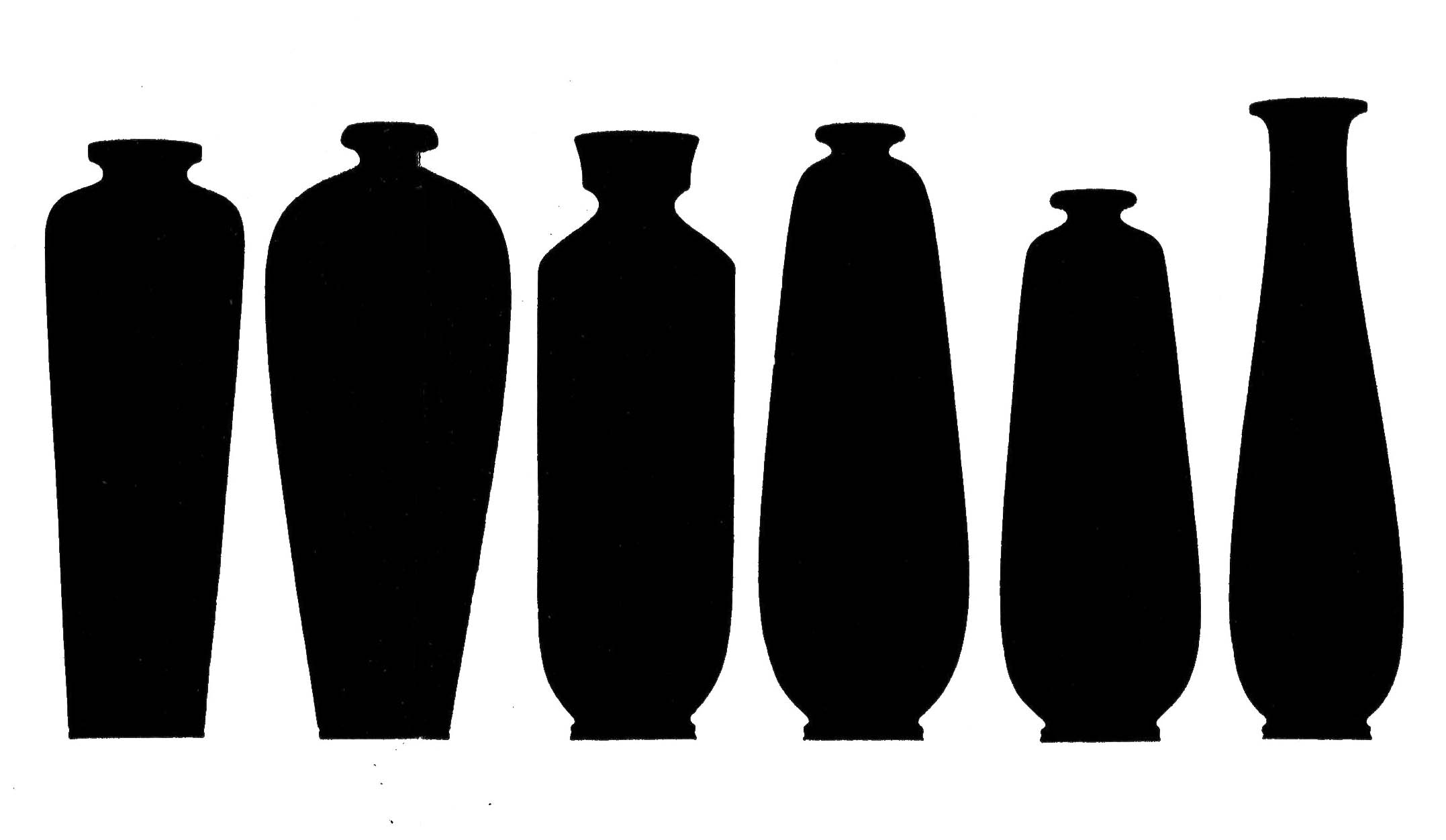 Berndt Friberg vases forms ceramic family 11