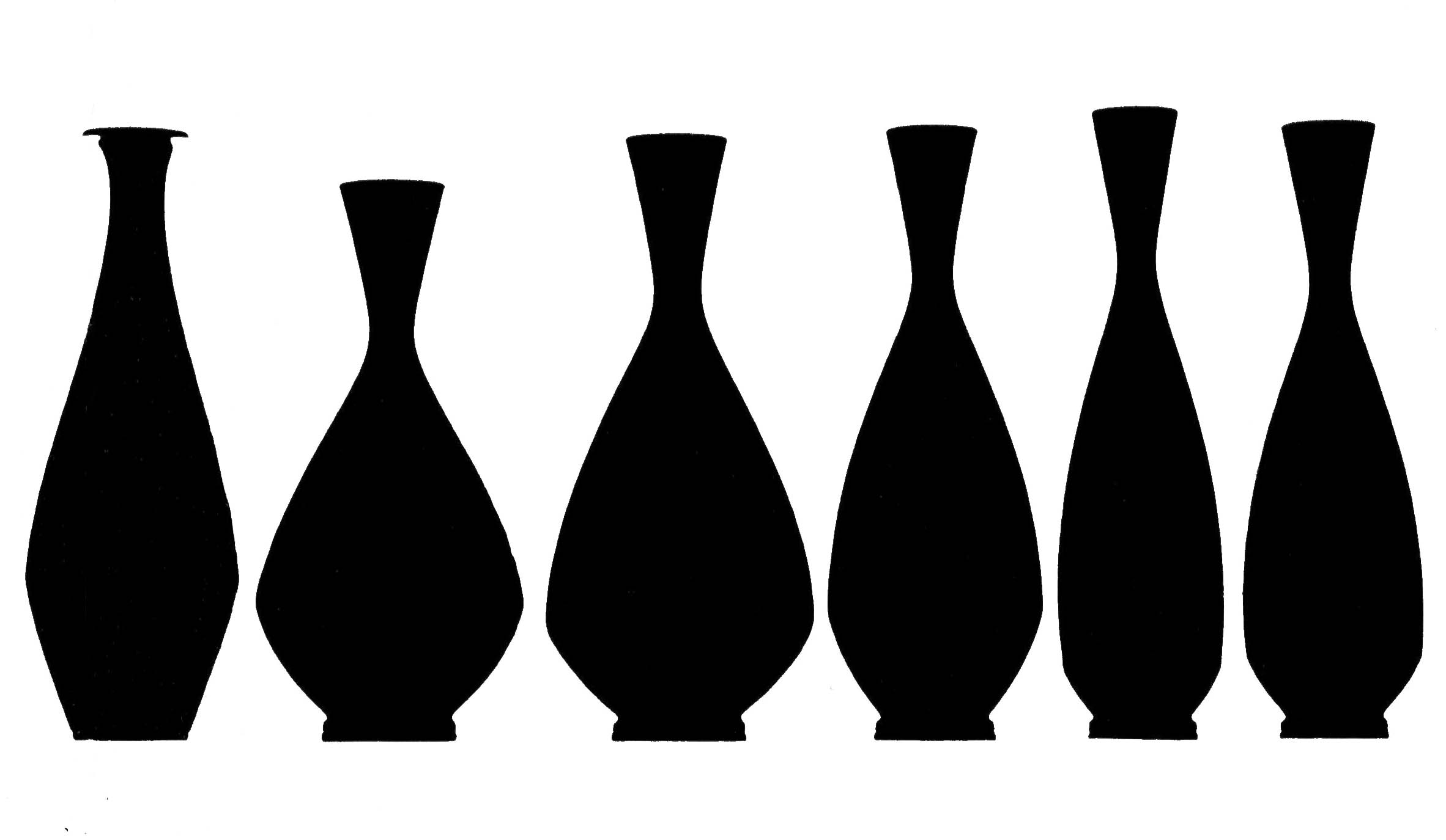 Berndt Friberg vases forms ceramic family 7