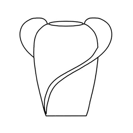 Berti Vallien Kosta Boda Apollo Clear vase (model 98994)