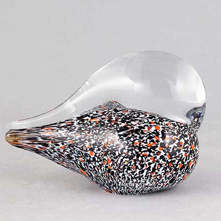 Bertil Valliens Apostrof Figurin fågel (modell 48943), längd 10 cm