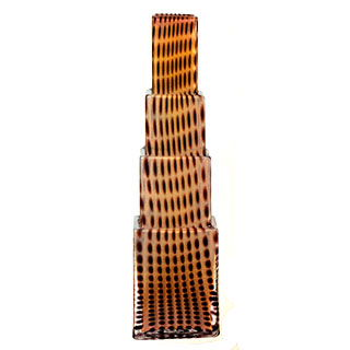 Bertil Vallien Metropolis Vas skyskrapa (modell 40046), höjd 30 cm