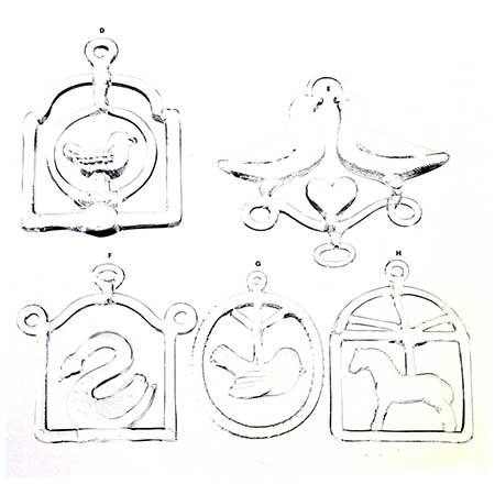 Bertil Valliens Kosta Boda Window Ornaments (1986)