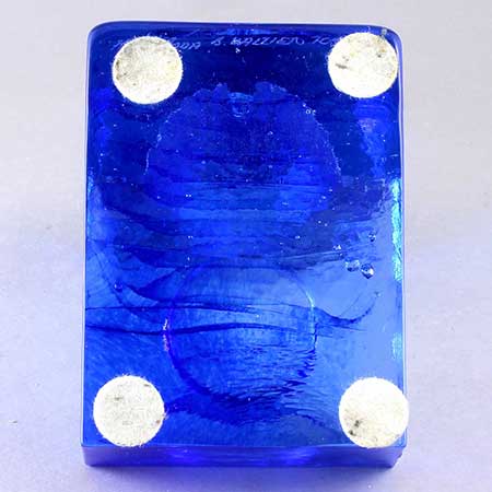 Berti Vallien Kosta Boda Lower side of a Starlight object with signature and serial number