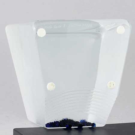 Berti Vallien Kosta Boda Lower side of a Viewpoints object with signature and serial number