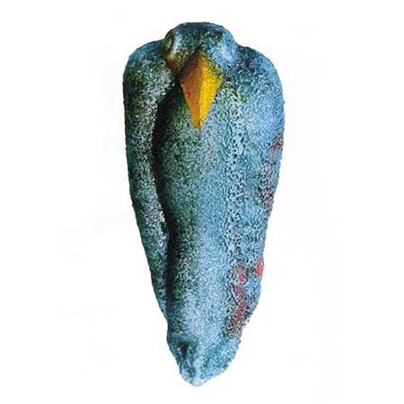 Kjell Engman Kosta Boda Birds of Paradise Blue bird (model 90265)