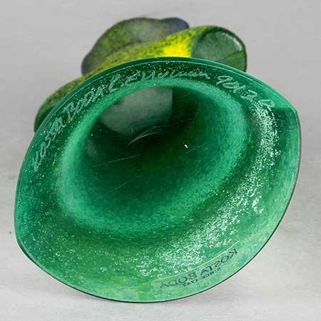 Kjell Engman Kosta Boda The lower side of a Well object