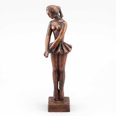 Carl-Einar Borgström-figurin ”Balettflickan” i Galleri Scandia-serien