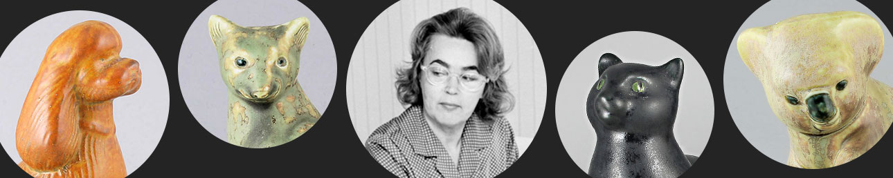 Mari Simmulson (1946) Djur från Gustavsberg