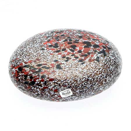 Monica Backström Kosta Boda Large flat stone, length 13 cm