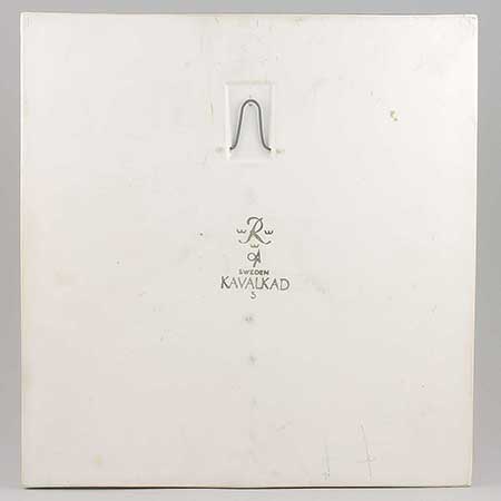 Olle Alberius Rörstrand wall plaque Kavalkad