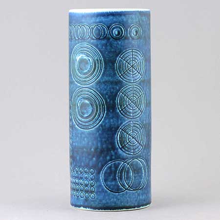 Olle Alberius Syco, Rörstrand, and Orrefors Sarek Vase, 22 cm / 8.7 in