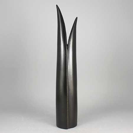 Stig Lindberg Endiv Black vase, height 31 cm