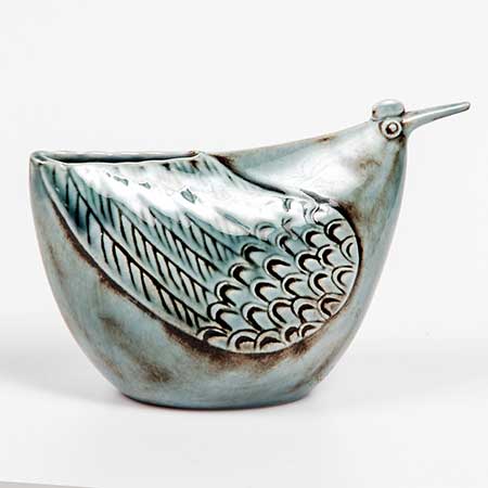 Stig Lindberg Fåglar Bird, length 13 cm