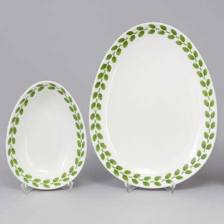 Stig Lindberg Festong Platters, width 17-20 cm