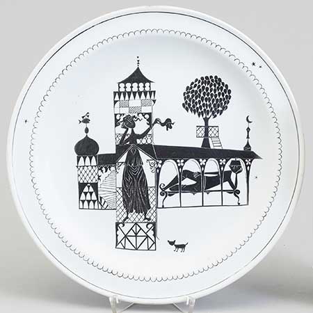 Stig Lindberg Grazia Dish, diameter 28 cm