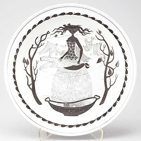 Stig Lindberg Grazia Dish, diameter 35 cm
