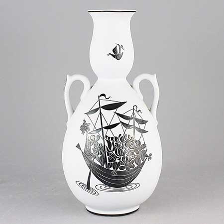 Stig Lindberg Grazia Vase, height 20 cm