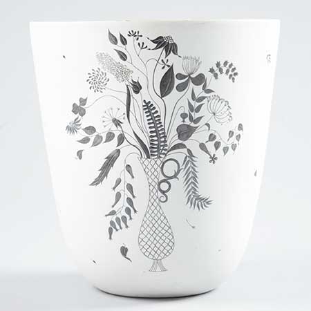 Stig Lindberg Grazia Vase, height 24 cm