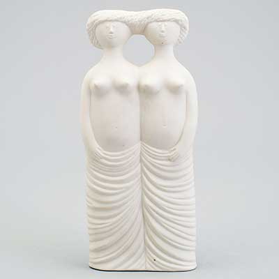“Tvillingarna” (The Twins). 1977. Height 24 cm / 9.4 in