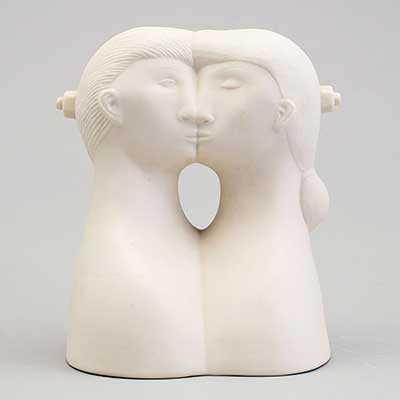 “De tu” (The Two). 1977. Height 18 cm / 7.1 in