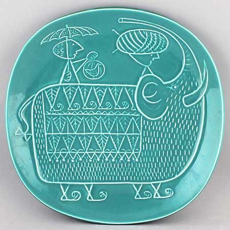 Stig Lindberg Turquoise version Piazza