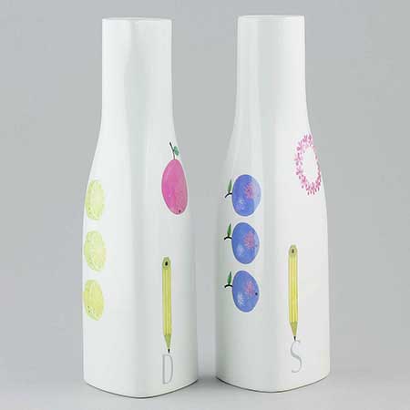 Stig Lindberg Pynta Sugar shaker and vinegar bottle
