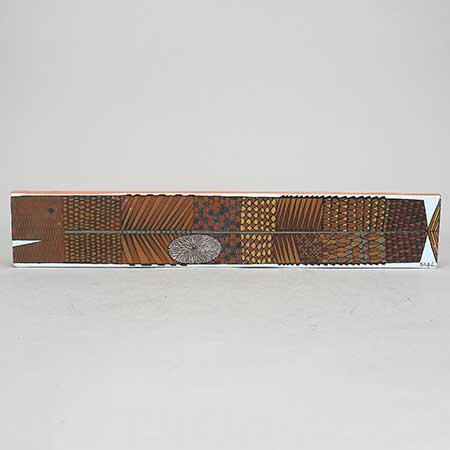 Stig Lindberg Wall Plaque with fish motif, length 60 cm