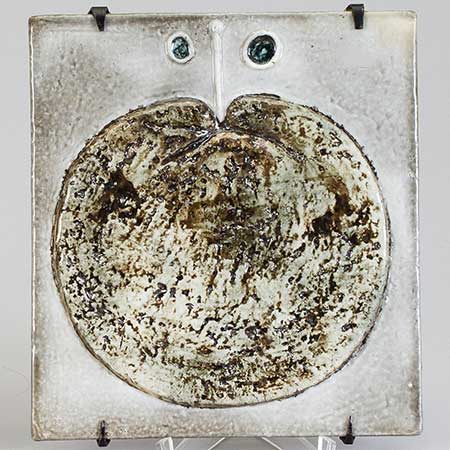 Sylvia Leuchovius wall plaque Apple (1962) Height 20 cm / 7.9 in