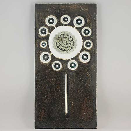 Sylvia Leuchovius wall plaque Flower (1962) Height 47 cm / 18.5 in