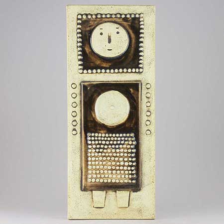 Sylvia Leuchovius wall plaque Man (1969) Height 40 cm / 15.7 in