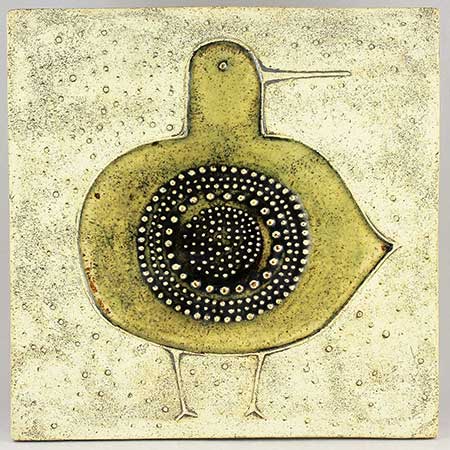 Sylvia Leuchovius wall plaque Bird (1969) Height 29 cm / 11.4 in