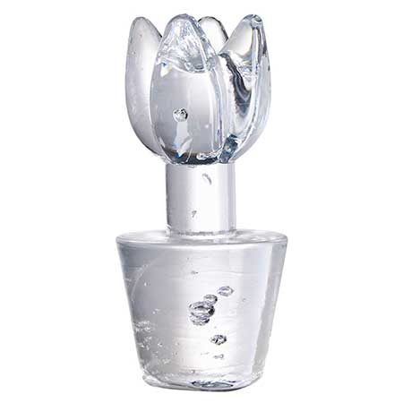 Ulrica Hydman-Vallien Kosta Boda Flower Power Clear tulip (model 90730)
