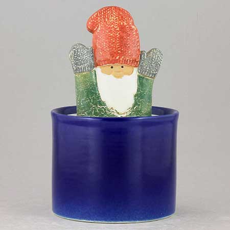 Lisa Larson Burk med tomte