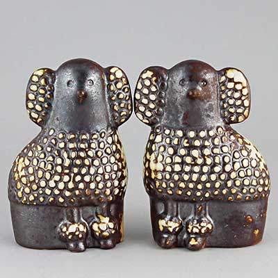 Lisa Larson Kennel tvillingpudlar