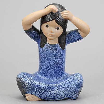 Lisa Larson Skulpturer thailändska