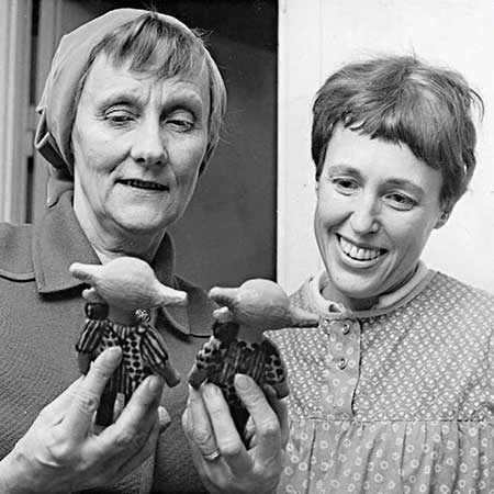 Lisa Larson och Astrid Lindgren