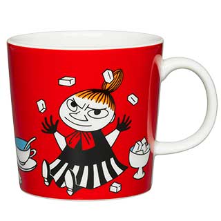 Muminmugg Lilla My röd Pikku Myy punainen