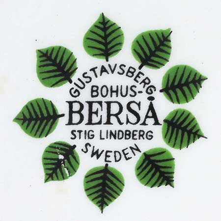 Stig Lindberg Berså stamp from the old production