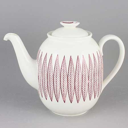 Stig Lindberg Teapot (Red Salix)