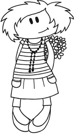 Girl with Flowers (Katrin)